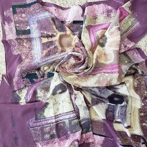 Iceberg 100% Silk Square Scarf